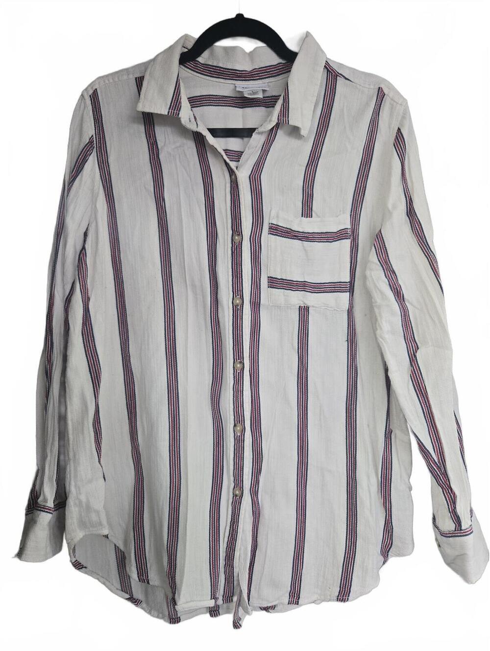 Vintage Liz Claiborne Long Sleeve Button-Up Shirt Large